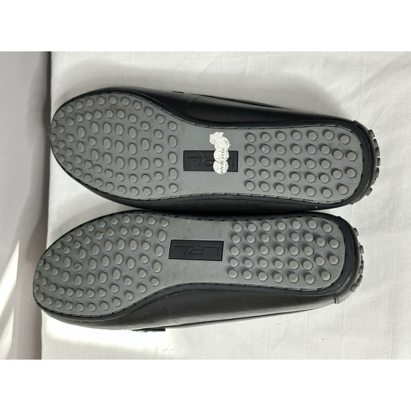 Lauren Ralph Lauren Women's Leather Penny Loafers Sz 9B Black Classic Slip On - Picture 6 of 7